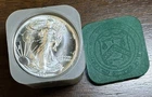 Lot Of 20 - 1987 BU American Silver Eagles .999 Fine - U.S. Mint Tube, NoReserve
