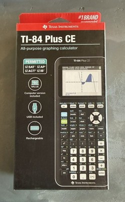 Texas Instruments TI-84 Plus CE Graphing Calculator - Black