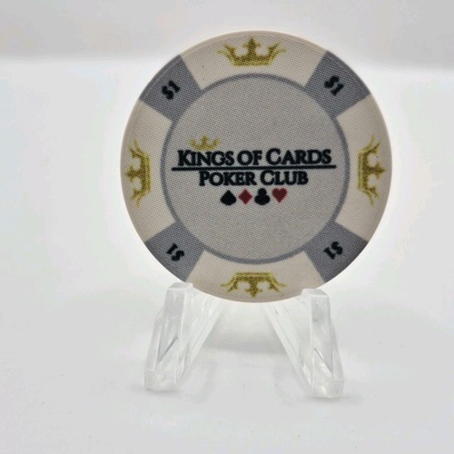 Kings of Cards Poker Club Houston Texas 2021 $1 Casino Chip