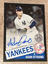 E1656 /199 2020 Topps Update 1985 Autographs Adam Ottavino Black Yankees