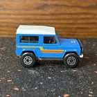Vintage Matchbox 1987 Land Rover Ninety 90 SUV #35 Blue 1:62