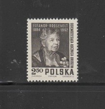 POLAND #1272 1964 ELEANOR ROOSEVELT MINT VF NH O.G
