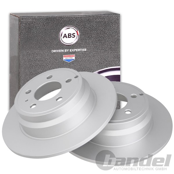 2X A.B.S. Bremsscheiben 295Mm Hinten Passend FüR Volvo 850 C70 S70 V70-image