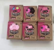 ZURU Fuggler baby Mini Keyring Pink Plush Toy Lot of 6 pinkies set