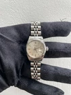 #19 Rolex 26mm Date Steel White Gold Silver Dial Vintage Ladies Watch 6917/4
