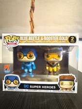 Funko Pop! DC Super Heroes Blue beetle & Booster Gold Pack of 2 PX Previews
