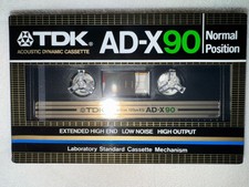 TDK AD-X-90 Cassette Tape - New
