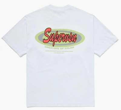 Brand New Supervsn Studios Spot Sticker  Mens T Shirt Large L White Supervision