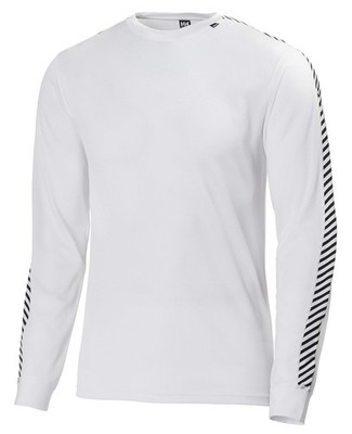 Men's HH Lifa Stripe Crew, 001 White, S