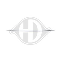 1X Zier-/Schutzleiste, StoßFäNger Diederichs 6087839 Passend FüR Nissan