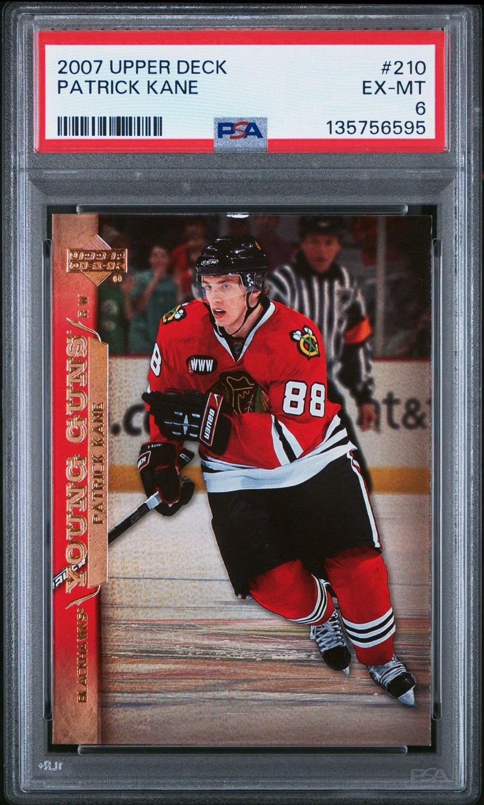 2007-08 Upper Deck - Young Guns Patrick Kane #210 (RC)