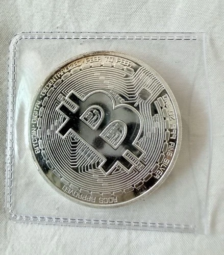 1oz .999 Fine Silver Bitpay/Bitcoin Round 1 Troy Ounce / Miner Toning