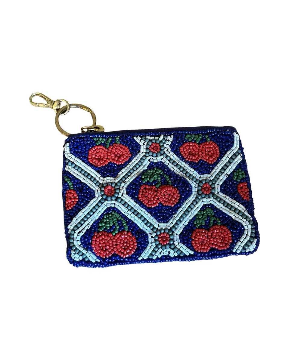 Anthropologie chain coin purse new without tags M/L Frasier Sterling x Anthropologie Coin Purse Key Chain  main image 3