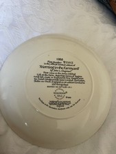 Vintage Wedgewood 'Morning In The Farmyard' 1988 Collectors plate 1st issue