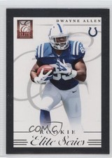 2012 Elite Elite Series Rookies Silver 922/999 Dwayne Allen #21 2a8