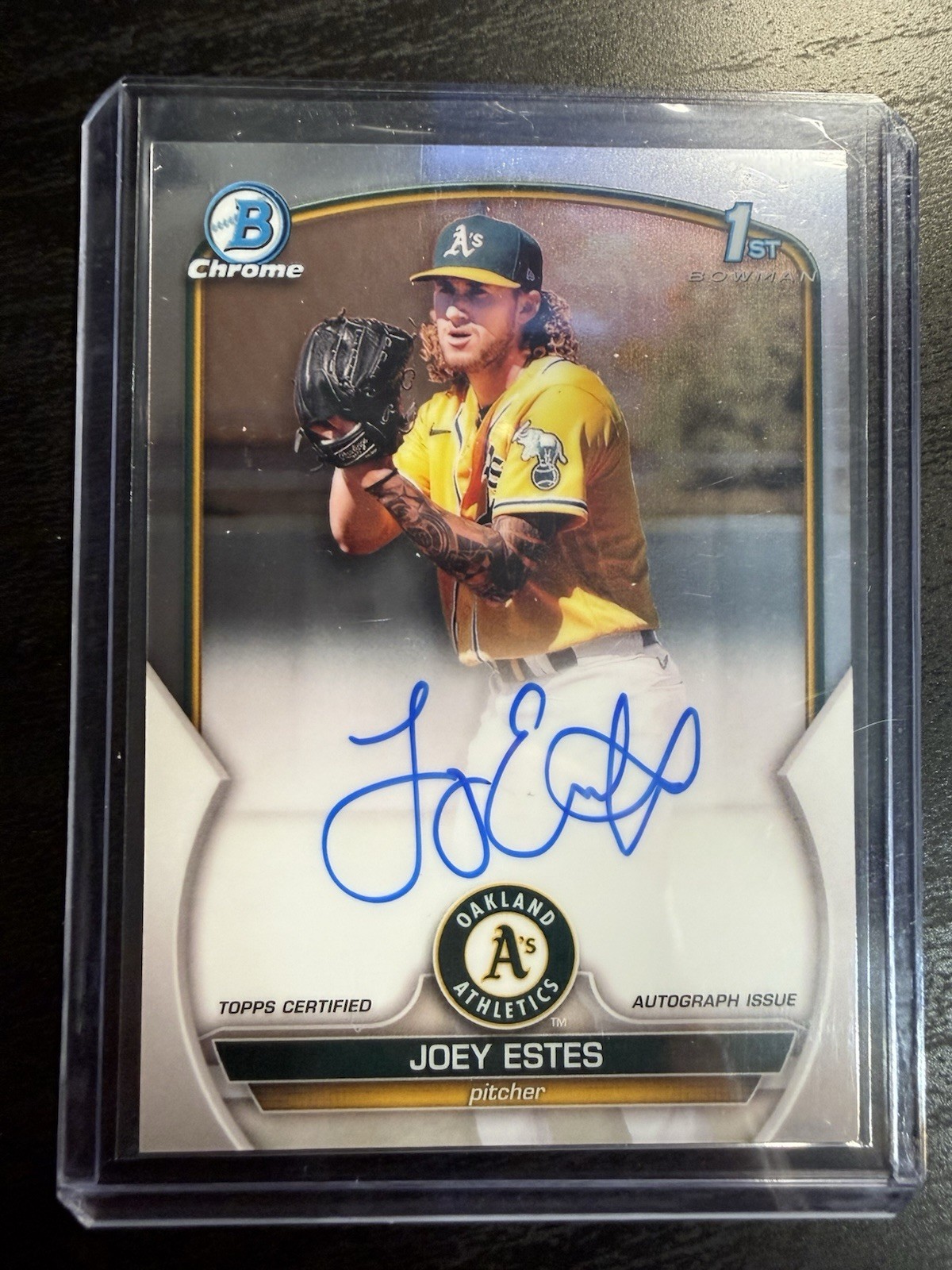 2023 Bowman Chrome - Prospect Autographs Joey Estes #CPA-JE (AU, RC)