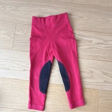 Equilibre Kinder-Reithose Kniebesatz, Gr&ouml;&szlig;e 116, Rosa/Pink