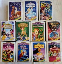 Vintage Disney Masterpiece Collection "miniVHS" McDonalds Toys 1990s