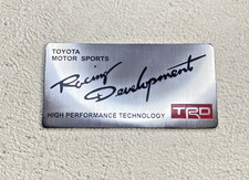 Toyota Racing Development Trd Emblem Badge High Performance Logo Plate Insignia Toyota Racing Development Trd Emblem Badge High Performance Logo Plate Insignia
