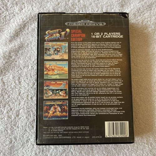 SEGA MEGA DRIVE Street Fighter II: Special Champion Edition - Fast & Free Post! - Picture 8 of 11
