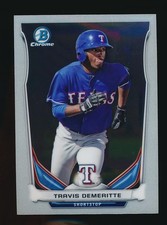 TRAVIS DEMERITTE ⚾ 2014 Bowman Chrome Draft #CTP-54 Texas Rangers
