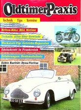 1) Oldtimer Praxis 12/1990 - Panhard Dyna Veritas Bau - Mercedes 190 D Ponton in
