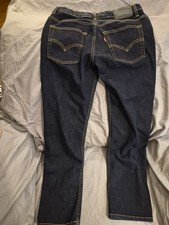 Levis youth jeans dark blue shade size 32 X27 12H childrens size great shape