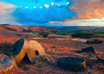 Atemberaubendes Landschaftswandbild Die Ruhe der Natur Realistische Na