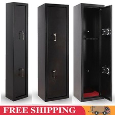 3 Gun / 6 Gun Cabinet Box Lockable Safe Storage Rifle Firearm Steel Heavy Duty