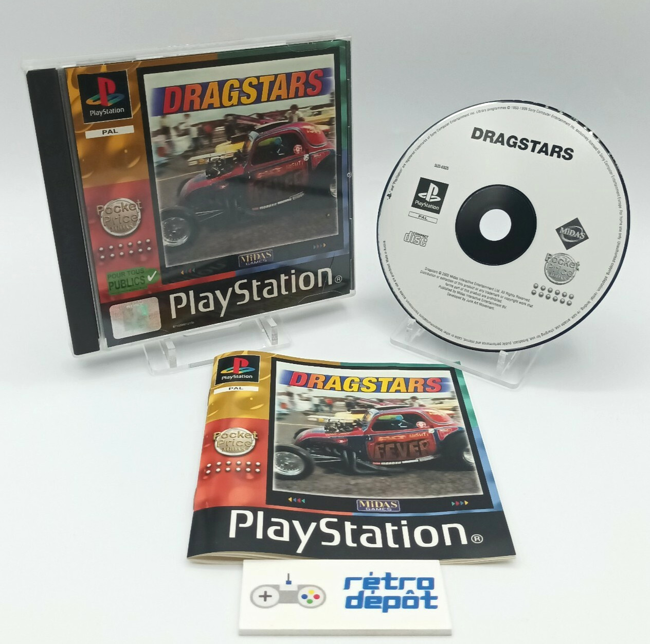 Dragstars / Playstation 1 / PS1 / PAL / FR
