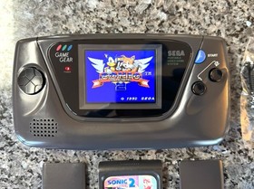 Sega Game Gear - Works, Recapped, New LCD Screen, Clean Shell, USB-C Setup +more
