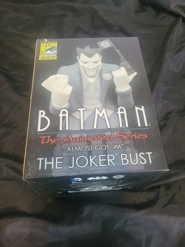 Joker Batman Animated Series Bust Almost Got IM SDCC 2016 Black?White 73/1100