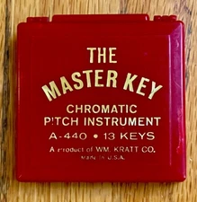 The Master Key Chromatic Pitch Instrument A-440 13 Keys