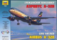 1:144 Zvezda Airbus A-320 Kit Z7003 Modellbau