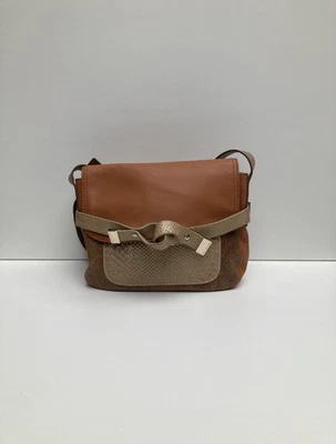 Ted Baker Women's Bag Leather Shoulder Bag/Strap Beige/Brown Medium Postman - Image 1 of 4