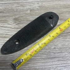 Fajen Rifle/Shotgun Black Plastic Buttplate W/Spacer