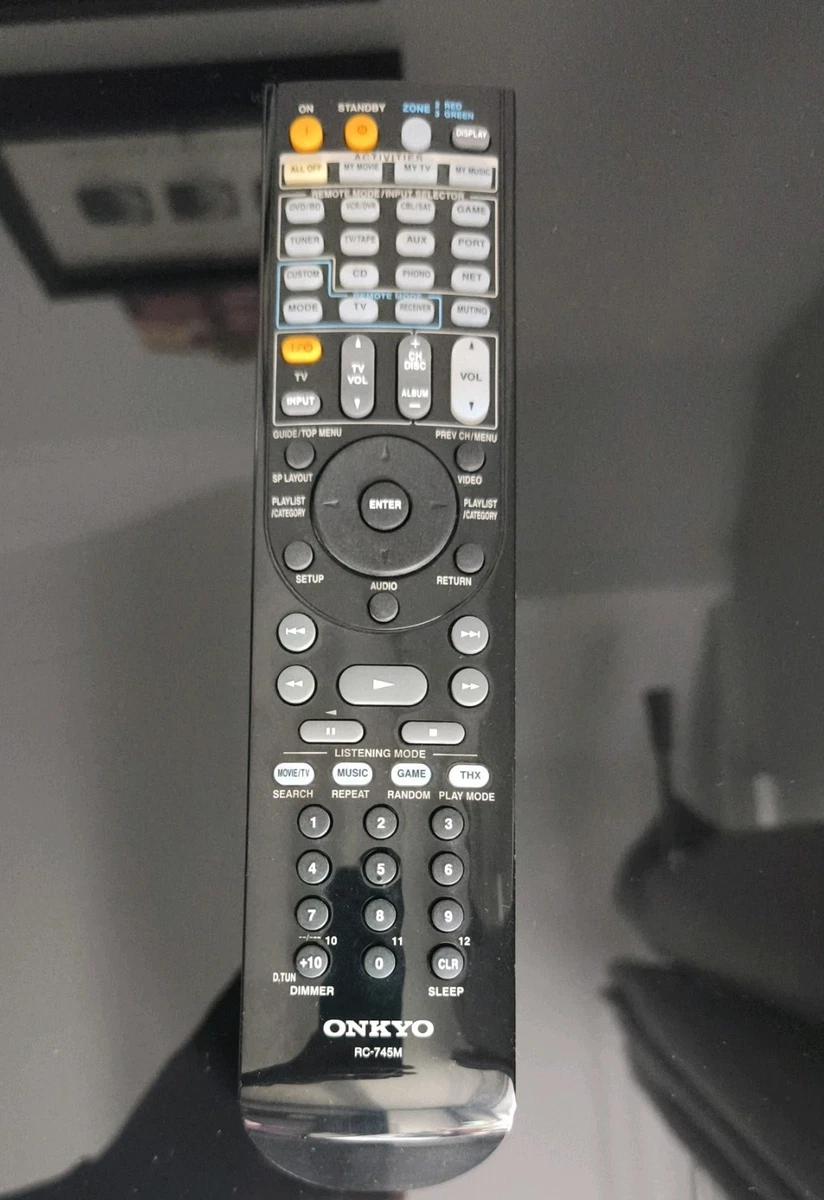 HCDZ New General Replacement Remote Control Fit for Onkyo RC-764M RC-810M RC-812M HT