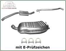 Auspuff Set für BMW X3 E83 3.0 D 204PS+218PS Mitteltopf +Rohr + Endschalldämpfer