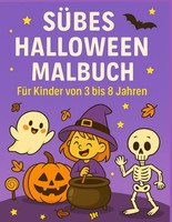 Halloween Malbuch FüR Kinder 3-8 Jahre, Ausmalen, KüRbisse, Gespenster, Hexen