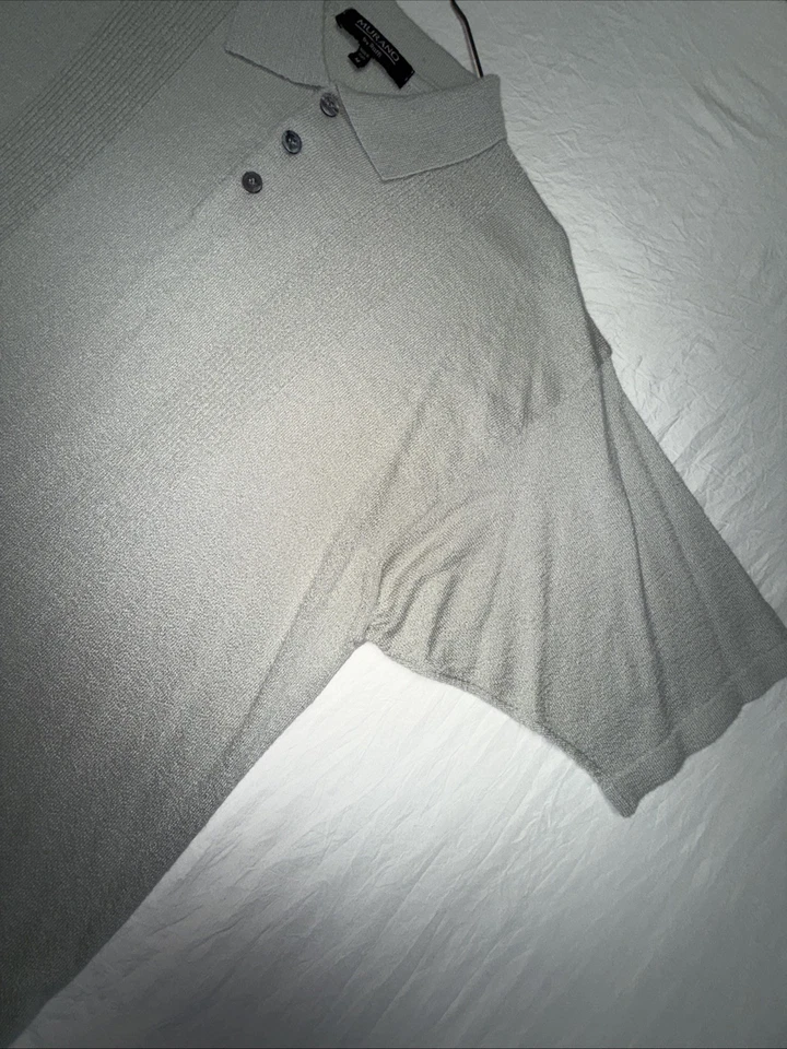 Рубашка поло Murano от Raffi на пуговицах средний зеленый цвет - Изображение 3 из 4