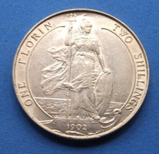 1902 FLORIN VERY HIGH GRADE POST FREE