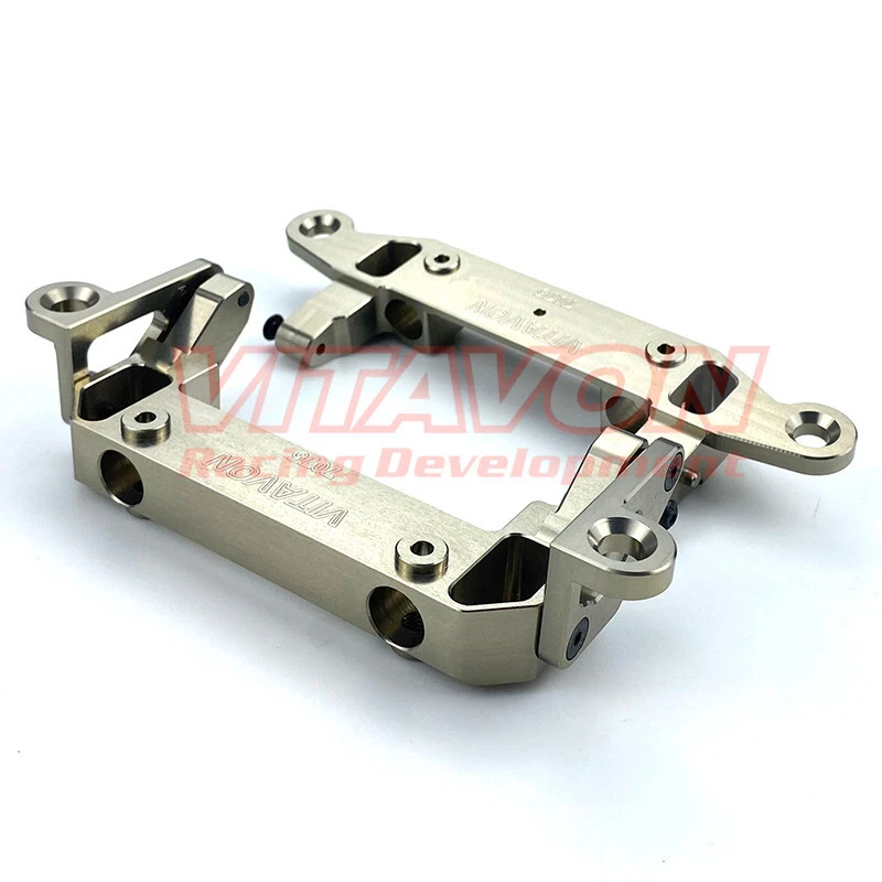 Vitavon CNC Alu7075 Front & Rear Bumper Mount for Axial SCX6 Honcho 1/6 titanium - Image 3 of 4