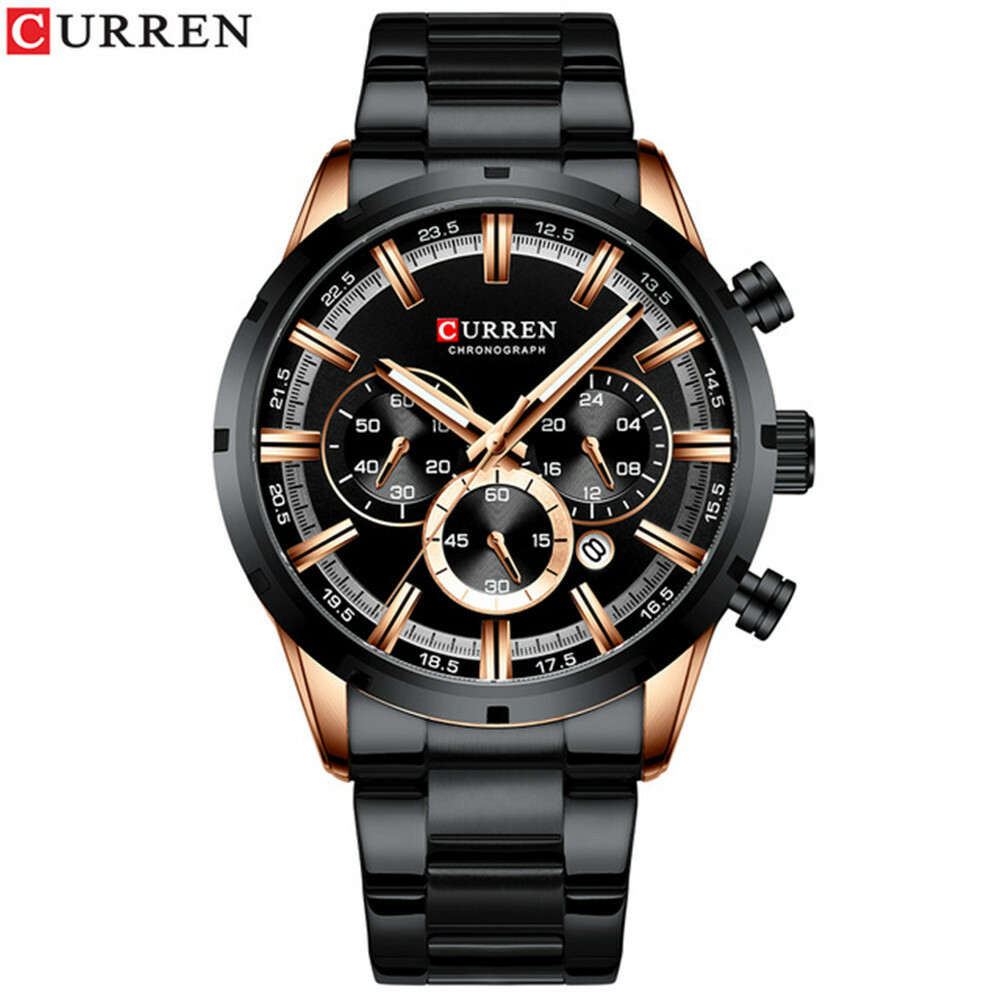 CURREN Fashion Men Watches Sports Chronograph Quartz Watch