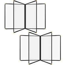 8.5 x 11 Inch Menu Covers Fits A4 Size Paper Transparent Restaurant Menu Cover