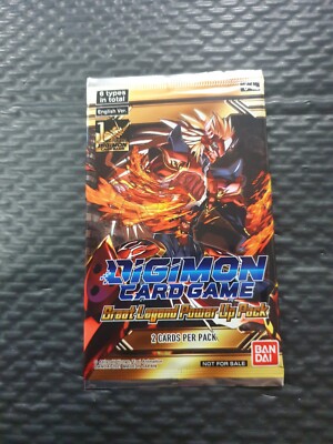 Great Legend Power Up Pack Digimon Card Game Promo Pack 2 Karten Sealed