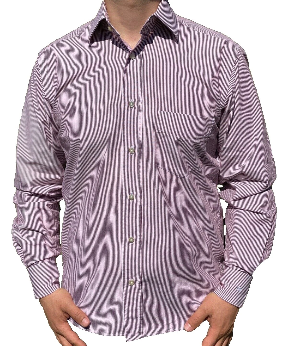 Camisas para hombre Balenciaga manga larga talla 15