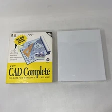 Key CAD Complete CD-Rom Software by SoftKey for Windows 95/3.1 & MAC 1994 Sealed