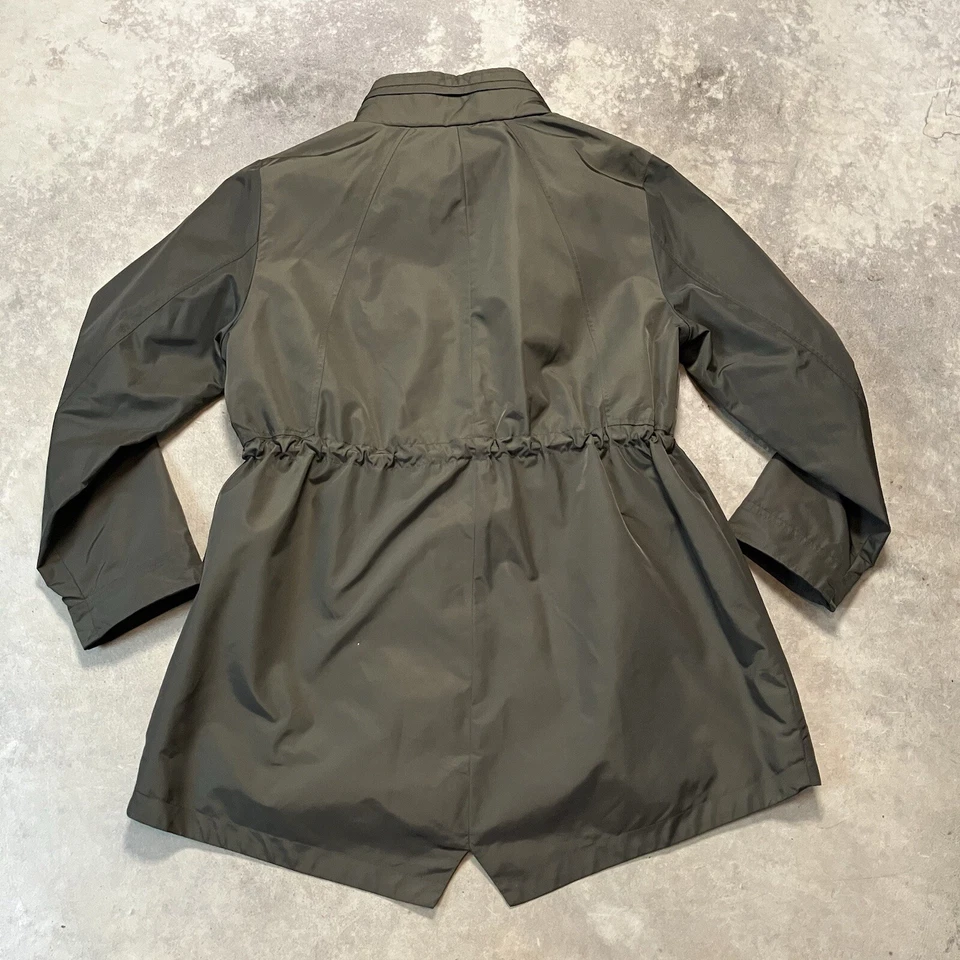 Chaqueta Nine West Mujer XXL Verde Oliva Capucha Softshell Versátil Resistencia al Agua Foto 4 de 4