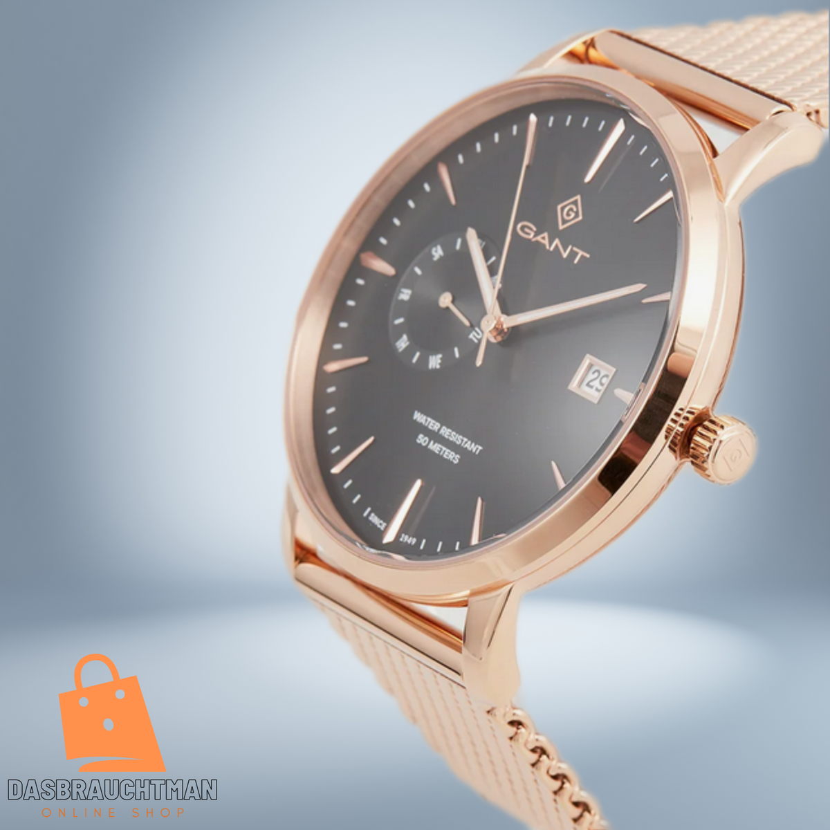 Gant East Hill G165010 Unisex Uhr Rosegold Armbanduhr Herrenuhren