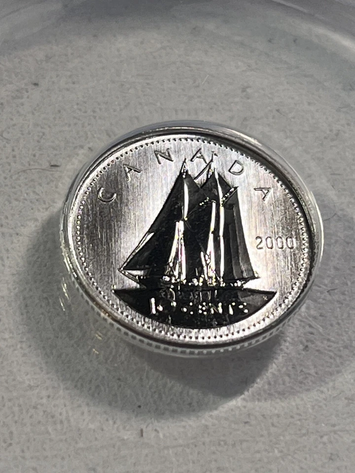 2000 Canada 10 Cents Specimen Coin Graded SP 69 DCAM by ANACS - Image 2 of 4